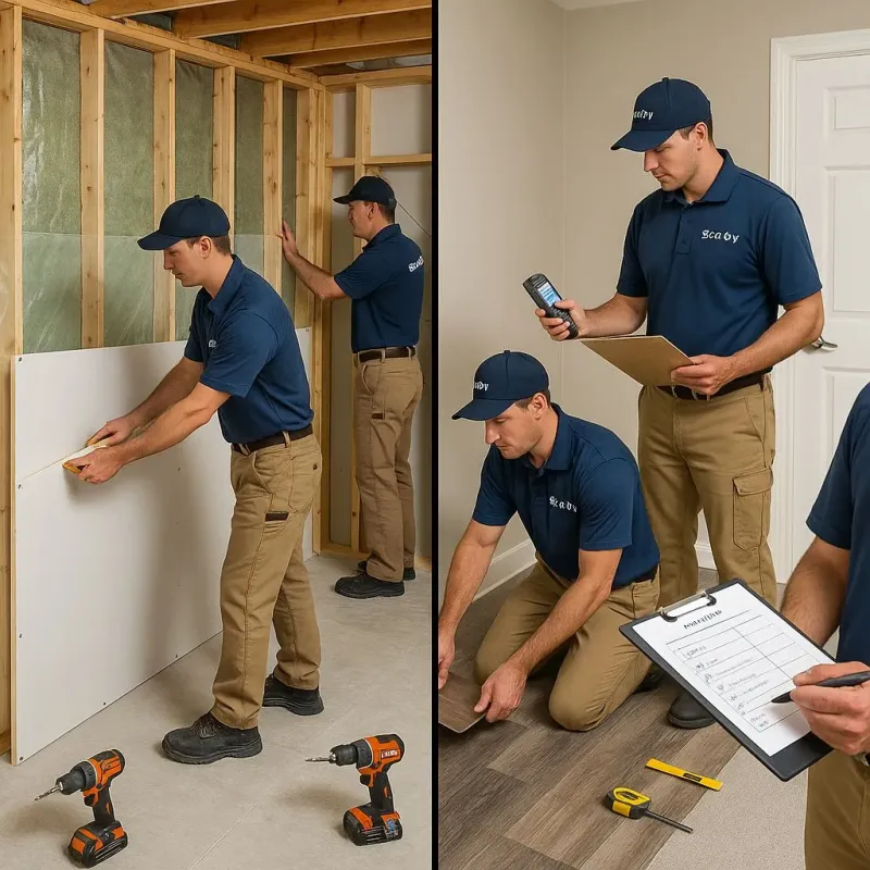 Repairs and Reconstruction process in Agua Dulce, TX